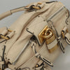CHLOE PADDINGTON BAG WHITE LEATHER