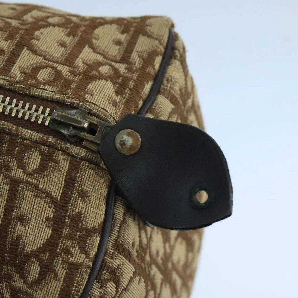CHRISTIAN DIOR BOSTON BAG 30 TROTTER CANVAS
