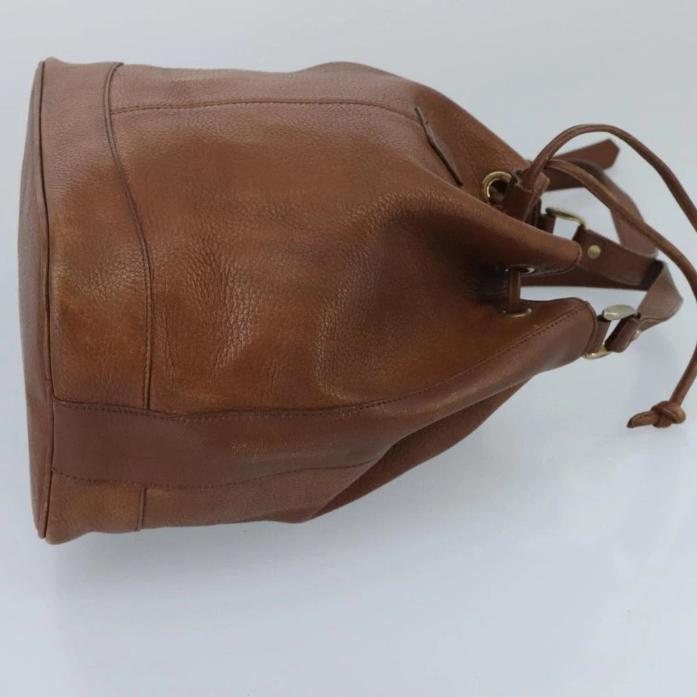 Burberry Bucket Bag - Brown Leather