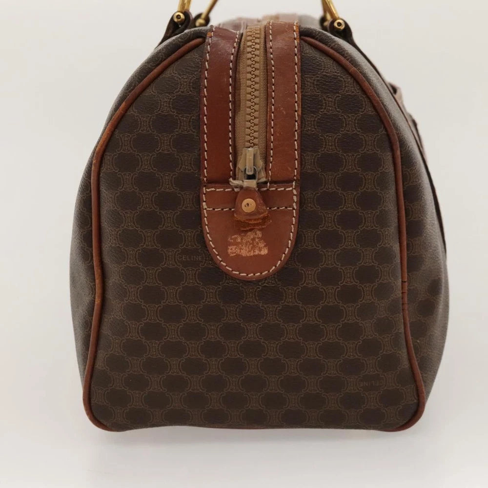 CELINE BOSTON BAG MACADAM CANVAS