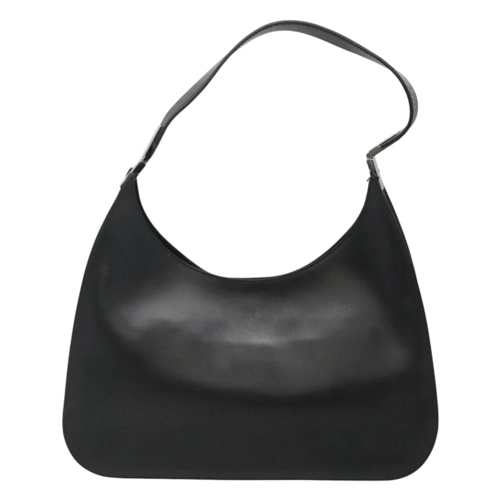 GUCCI SHOULDER BAG BLACK LEATHER - Brands Select