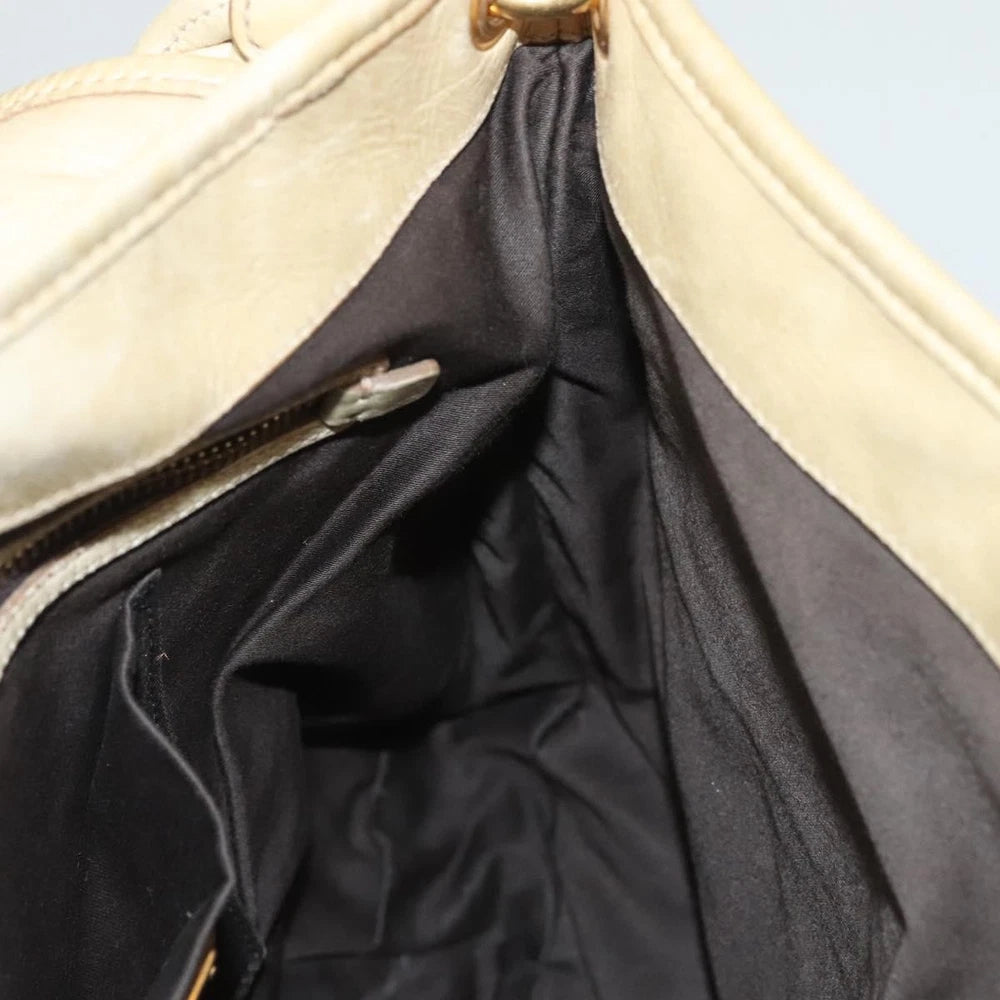 Miu Miu Matelasse Bag - Beige Leather