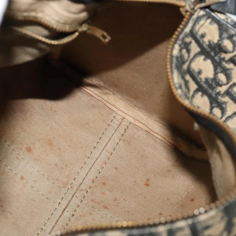 CHRISTIAN DIOR BOSTON BAG 30 TROTTER CANVAS