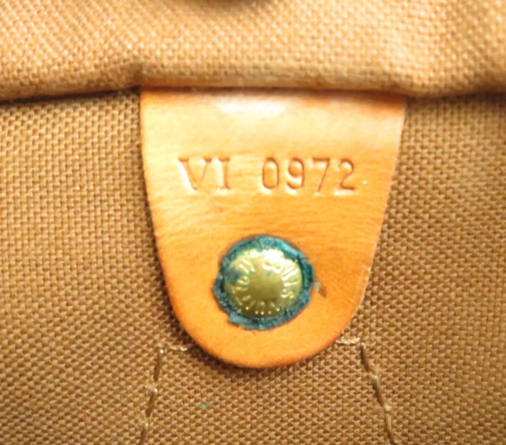 LOUIS VUITTON SPEEDY 30 BAG MONOGRAM CANVAS