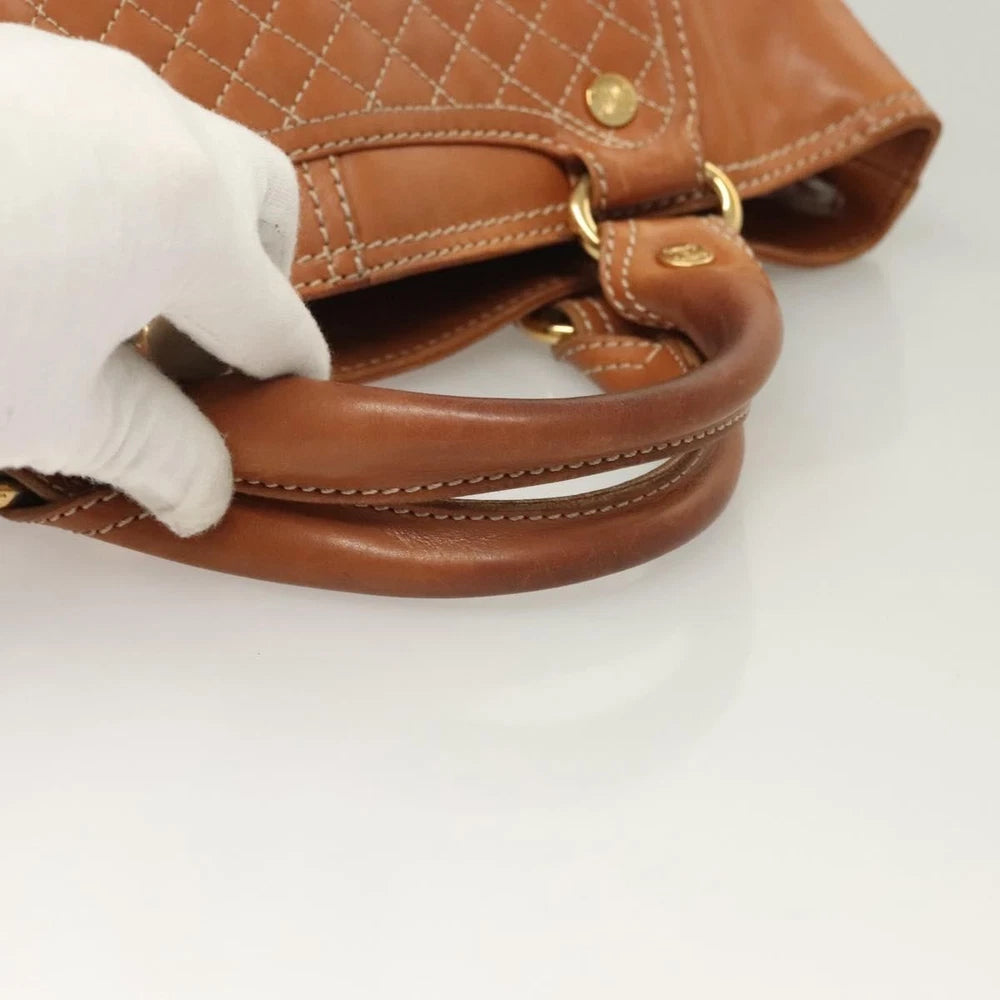 Celine Boogie Bag - Brown Leather