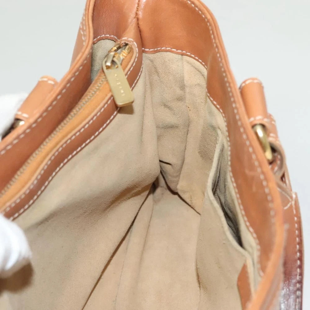 Celine Boogie Bag - Brown Leather