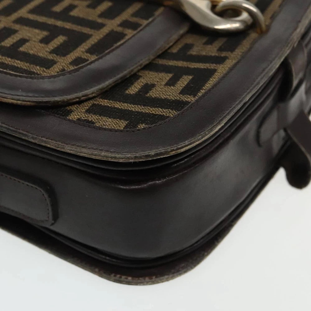 VINTAGE FENDI CROSSBODY BAG ZUCCA CANVAS