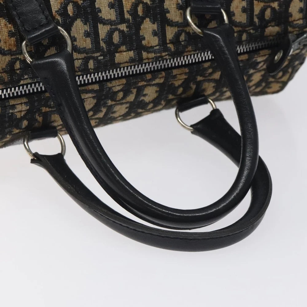 Dior Boston Bag 30 - Navy Trotter Canvas