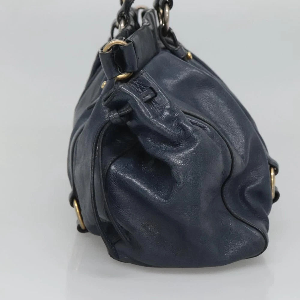 Vintage Miu Miu Bag - Navy Leather