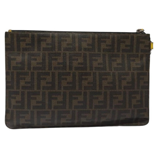 FENDI CLUTCH ZUCCA CANVAS