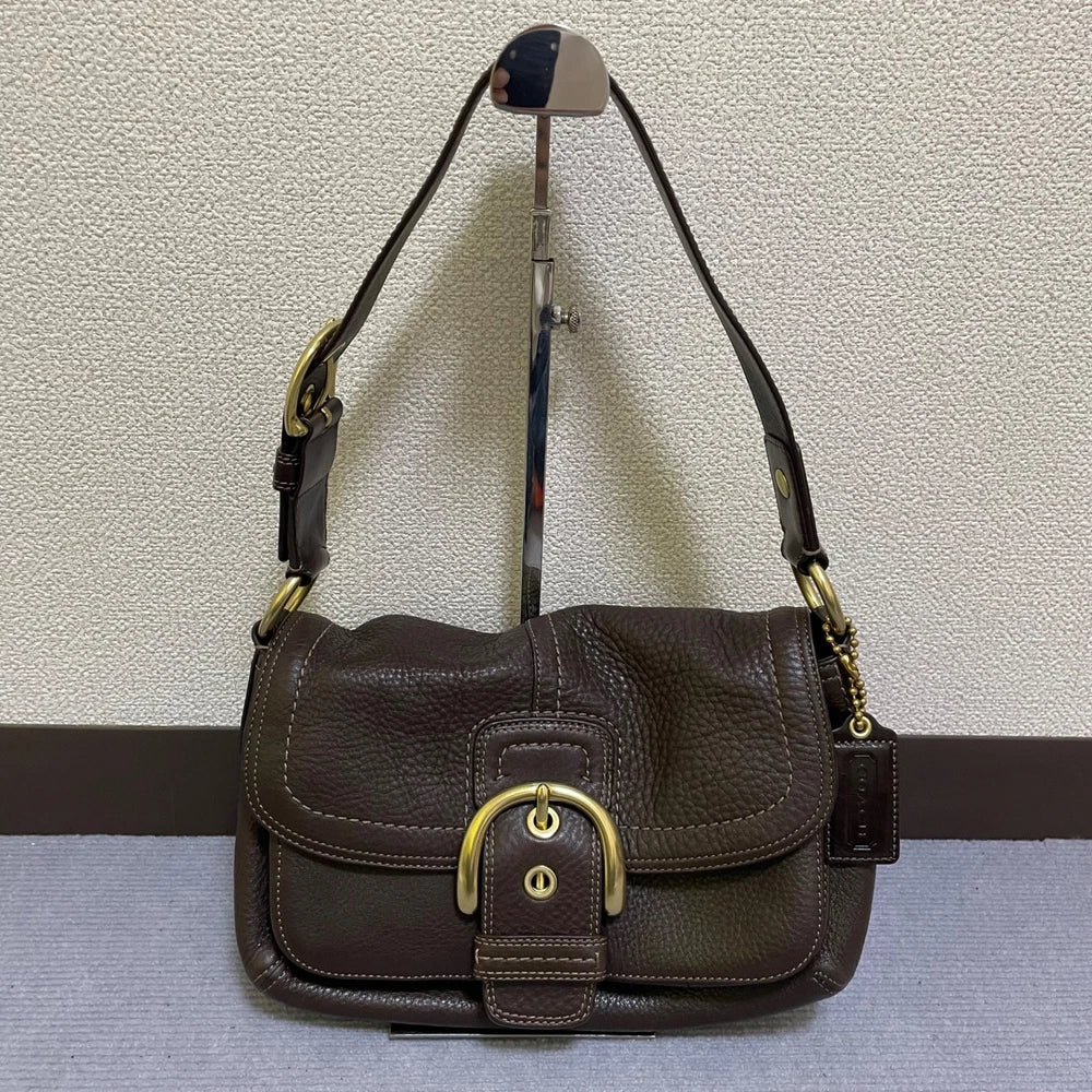 Coach Soho Bag - Dark Brown Leather