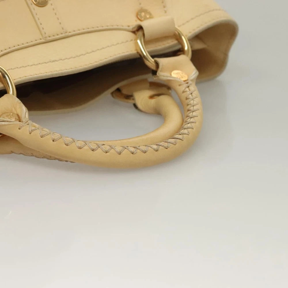 Celine Boogie Bag - Beige Leather