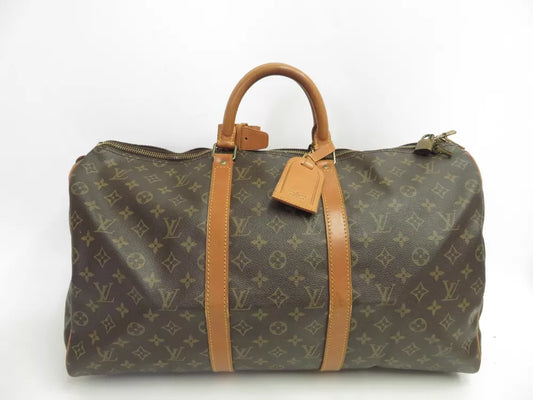 LOUIS VUITTON KEEPALL 50 BAG MONOGRAM CANVAS