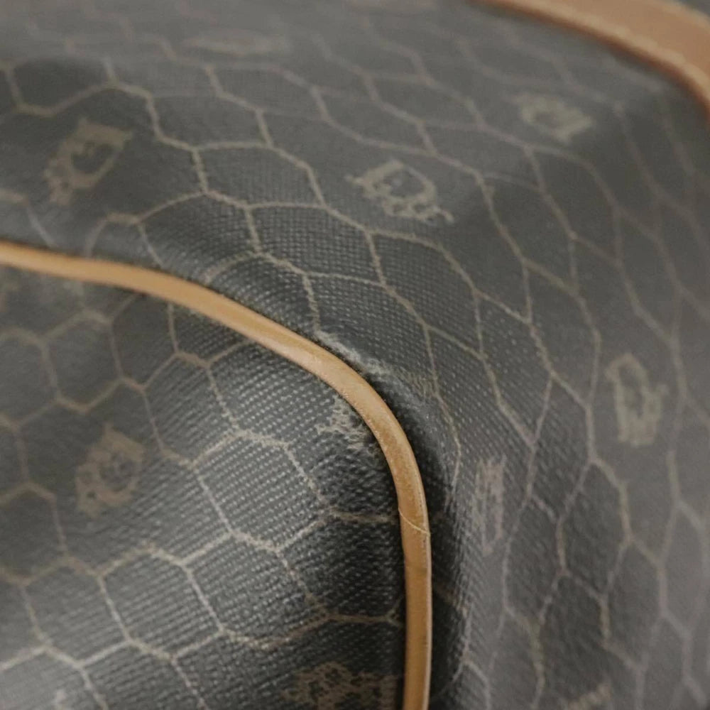 CHRISTIAN DIOR BOSTON BAG HONEYCOMB CANVAS