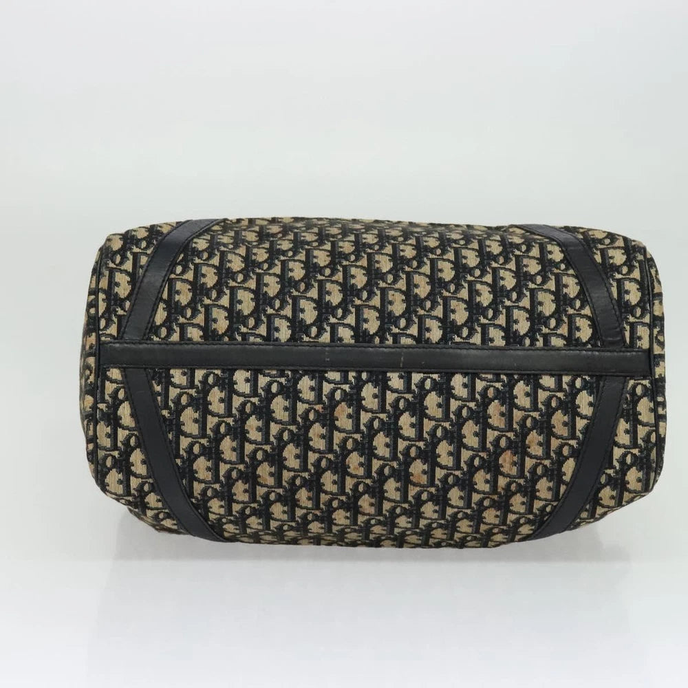 Dior Boston Bag 40 - Navy Trotter Canvas