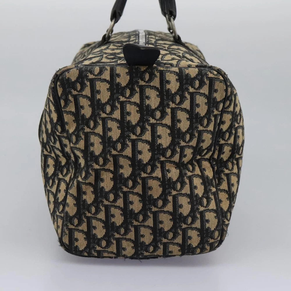 CHRISTIAN DIOR BOSTON BAG 30 TROTTER CANVAS
