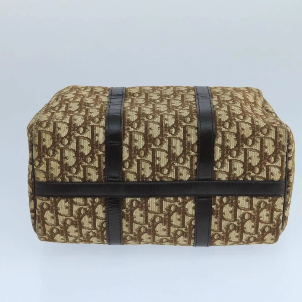 CHRISTIAN DIOR BOSTON BAG 30 TROTTER CANVAS