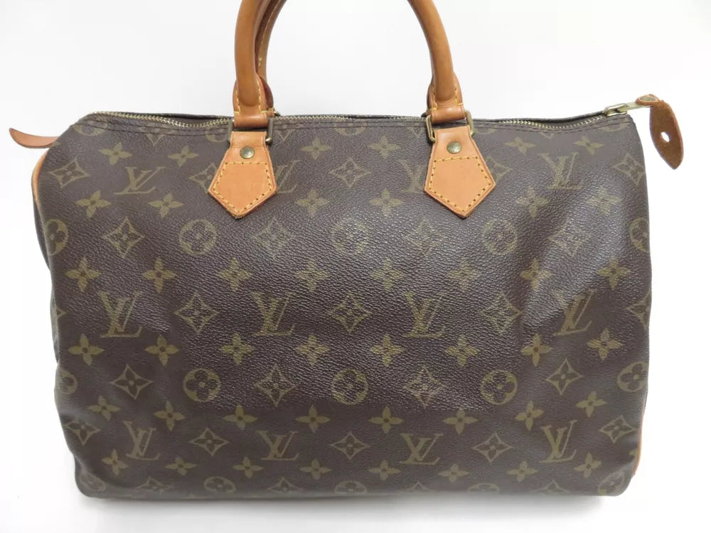 LOUIS VUITTON SPEEDY 35 BAG MONOGRAM CANVAS