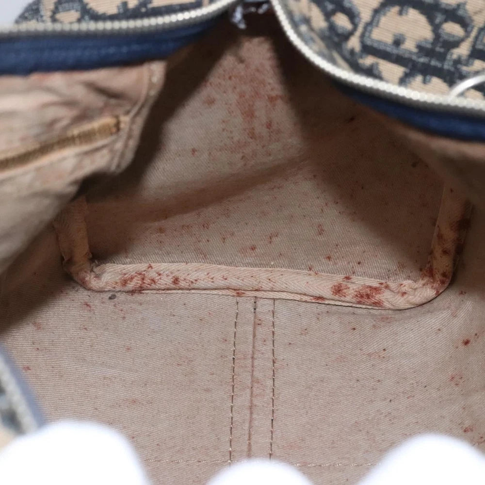 CHRISTIAN DIOR BOSTON BAG 30 TROTTER CANVAS