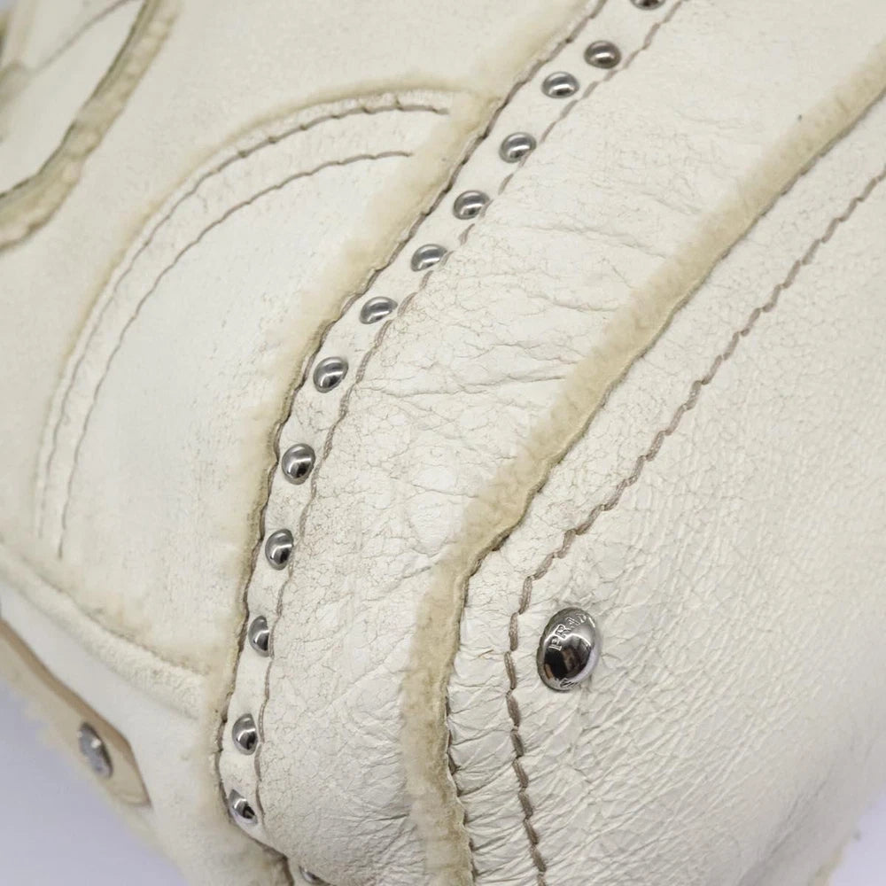PRADA BAG WHITE LEATHER
