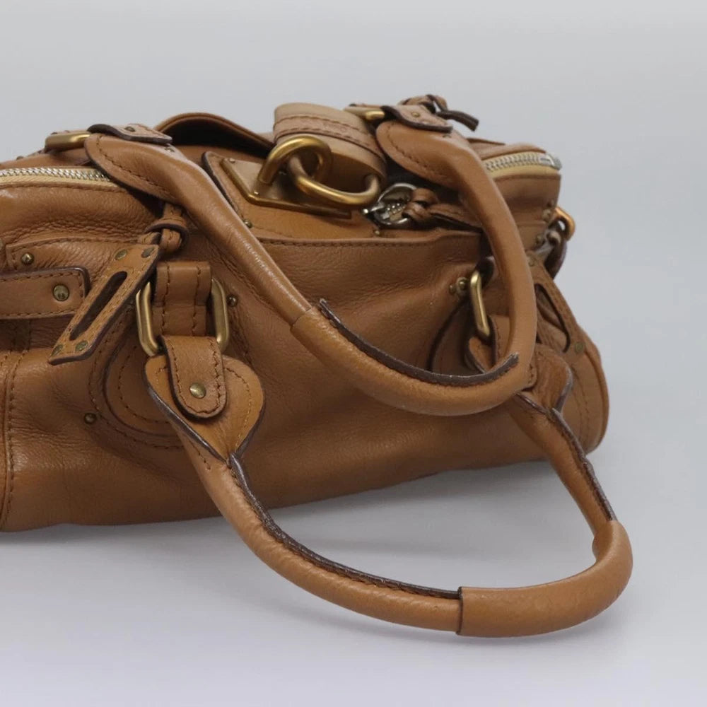 CHLOE PADDINGTON BAG BROWN LEATHER