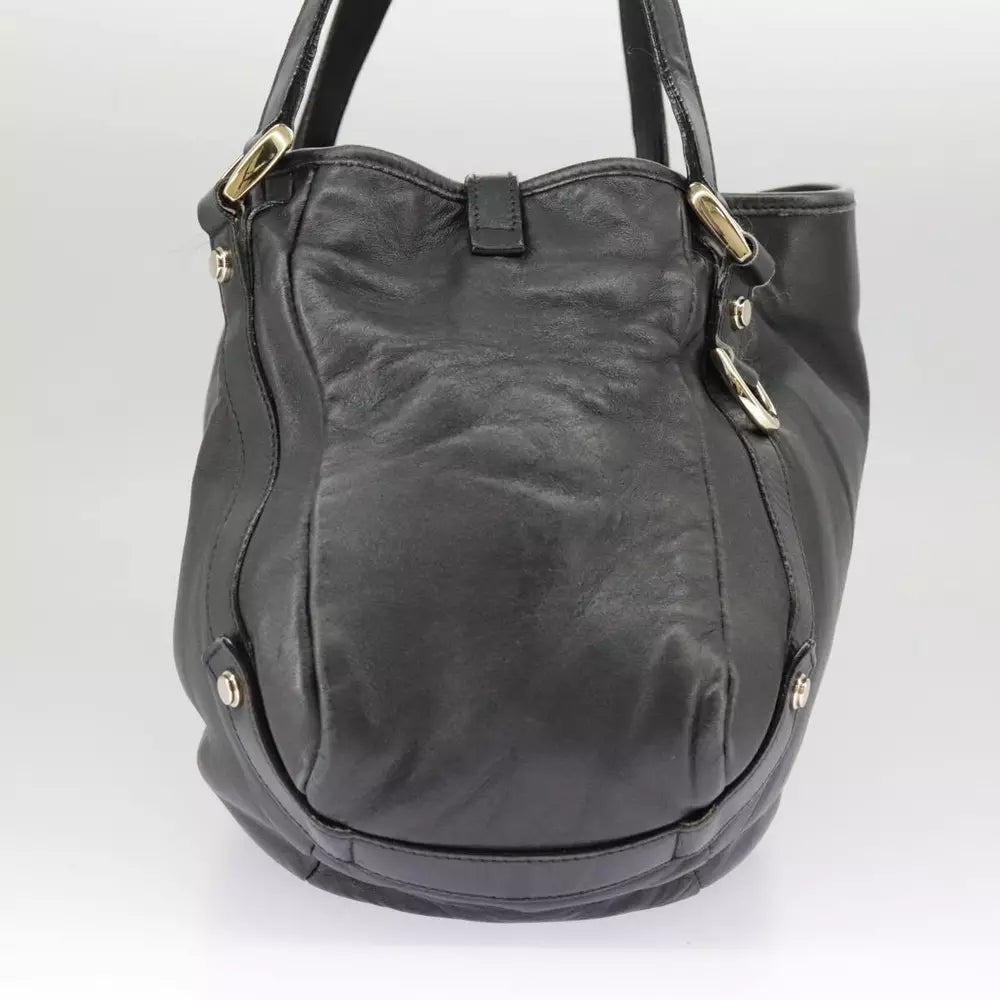 GUCCI ABBEY BLACK LEATHER TOTE BAG - Brands Select