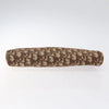 CHRISTIAN DIOR CLUTCH BROWN TROTTER CANVAS