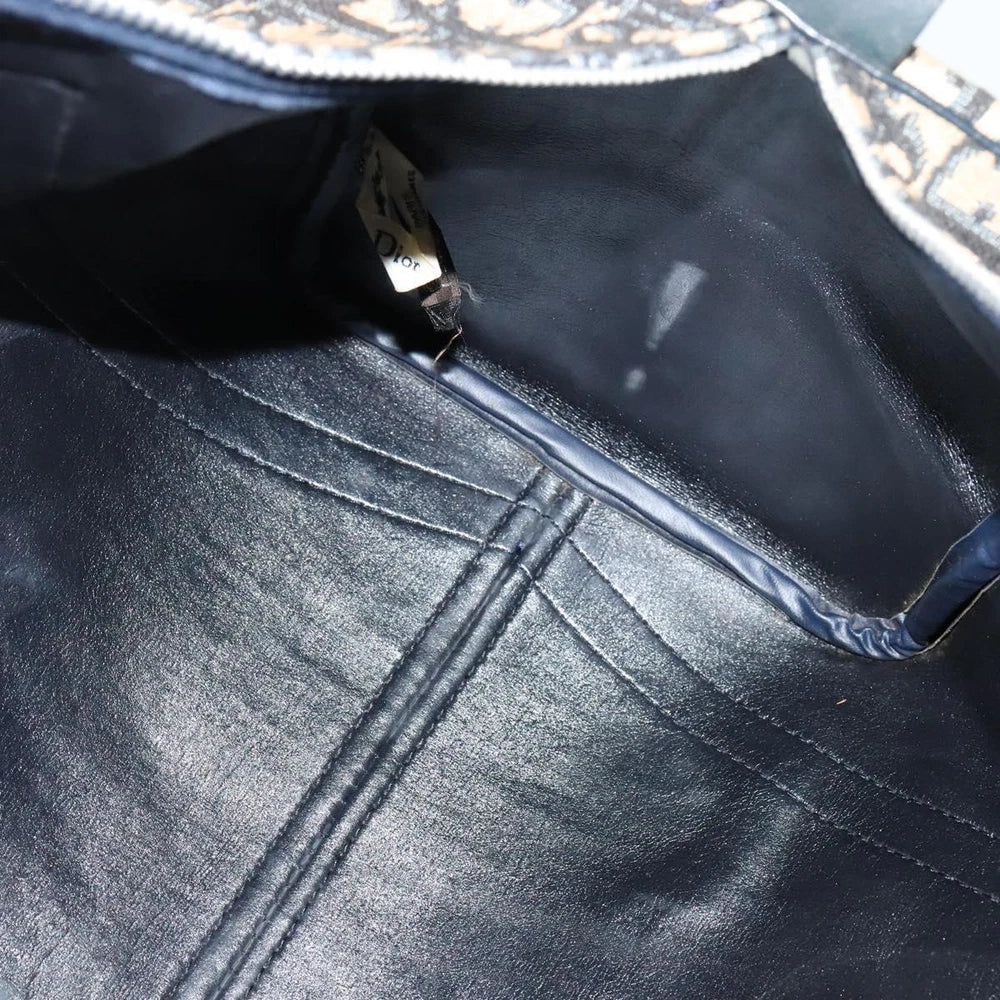 Dior Boston Bag 40 - Navy Trotter Canvas