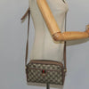 VINTAGE GUCCI CROSSBODY BAG GG SUPREME WEB SHERRY LINE