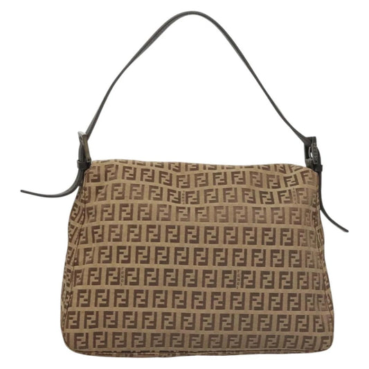 FENDI MAMMA BAGUETTE ZUCCHINO CANVAS BEIGE