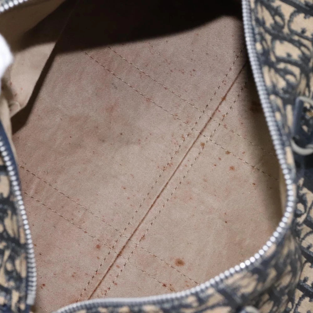 CHRISTIAN DIOR BOSTON BAG 30 TROTTER CANVAS