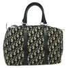 Dior Boston Bag 30 - Navy Trotter Canvas