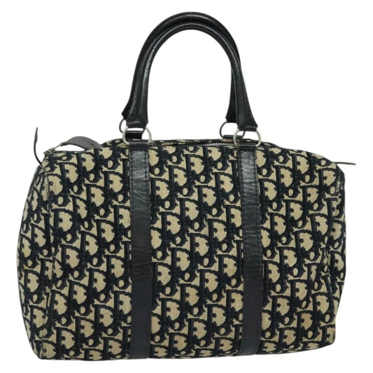 Dior Boston Bag 30 - Navy Trotter Canvas