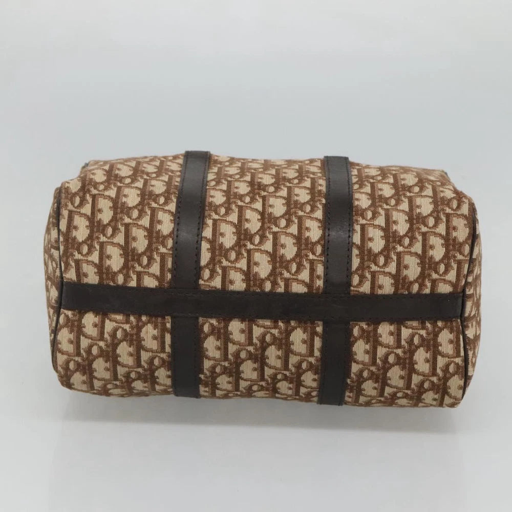 CHRISTIAN DIOR BOSTON BAG 30 TROTTER CANVAS