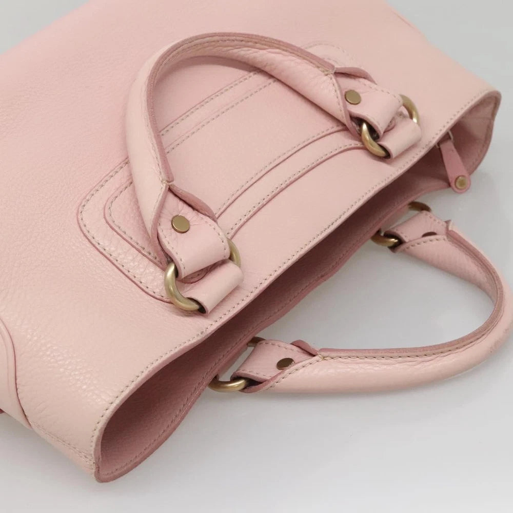Vintage Celine Boogie Bag - Pink Leather