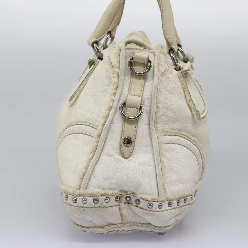 PRADA BAG WHITE LEATHER