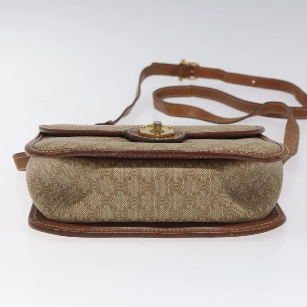 CELINE SHOULDER BAG MACADAM CANVAS