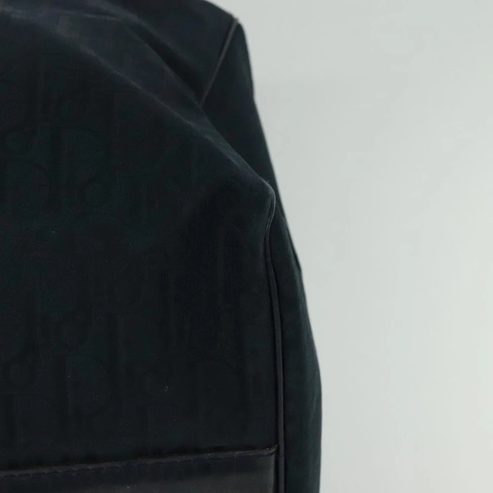 Vintage Dior Boston Bag - Navy Trotter Canvas