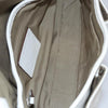COACH SHOULDER BAG WHITE LEATHER