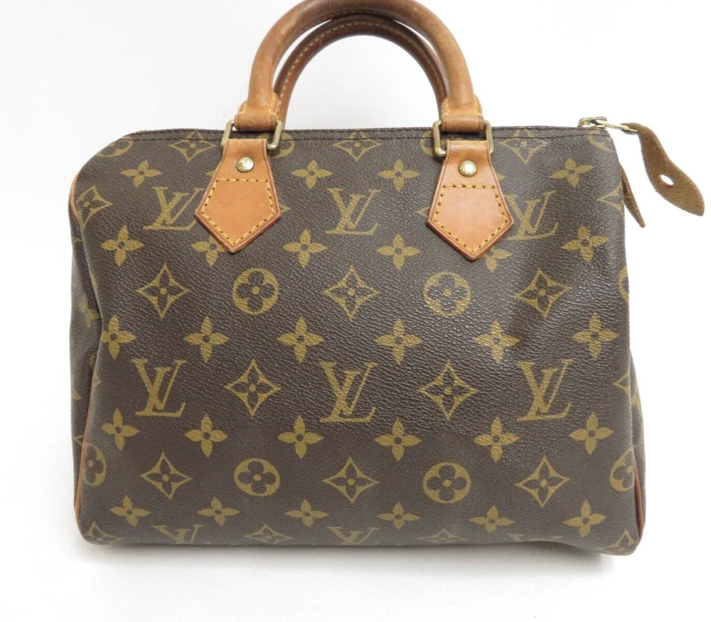 LOUIS VUITTON SPEEDY 25 BAG MONOGRAM CANVAS