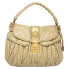 Miu Miu Matelasse Bag - Beige Leather