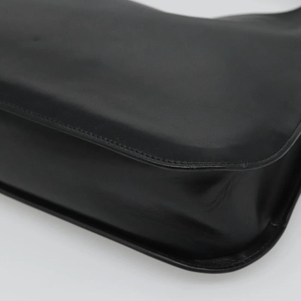 GUCCI SHOULDER BAG BLACK LEATHER - Brands Select