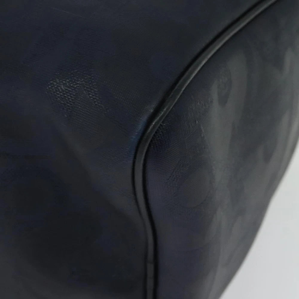 Vintage Dior Boston Bag - Navy Trotter Canvas