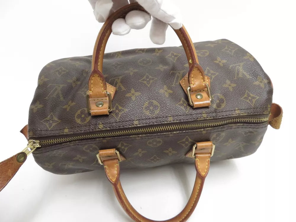 LOUIS VUITTON SPEEDY 30 BAG MONOGRAM CANVAS