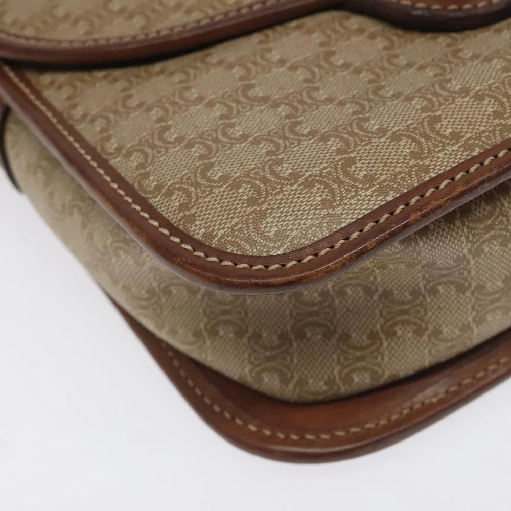 CELINE SHOULDER BAG MACADAM CANVAS