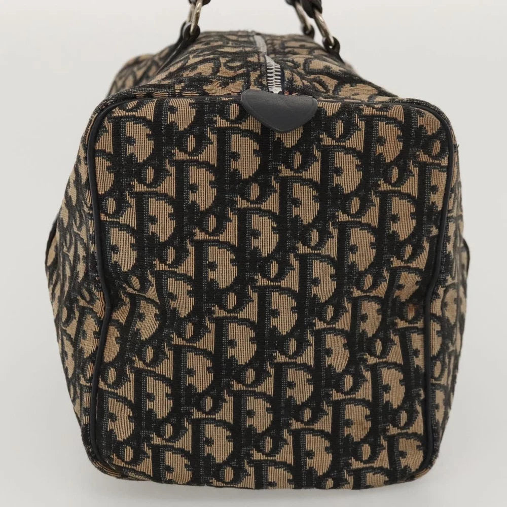 CHRISTIAN DIOR BOSTON BAG 30 TROTTER CANVAS