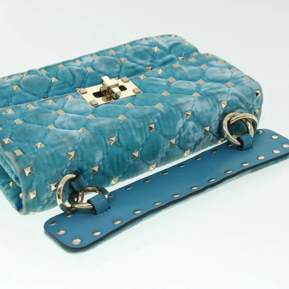 VALENTINO QUILTED BAG VELOR LIGHT BLUE