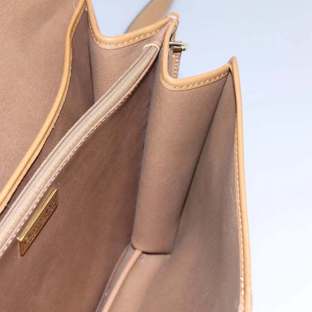 CHRISTIAN DIOR SHOULDER BAG HONEYCOMB CANVAS