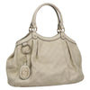 Gucci Sukey Bag - White Guccissima Leather