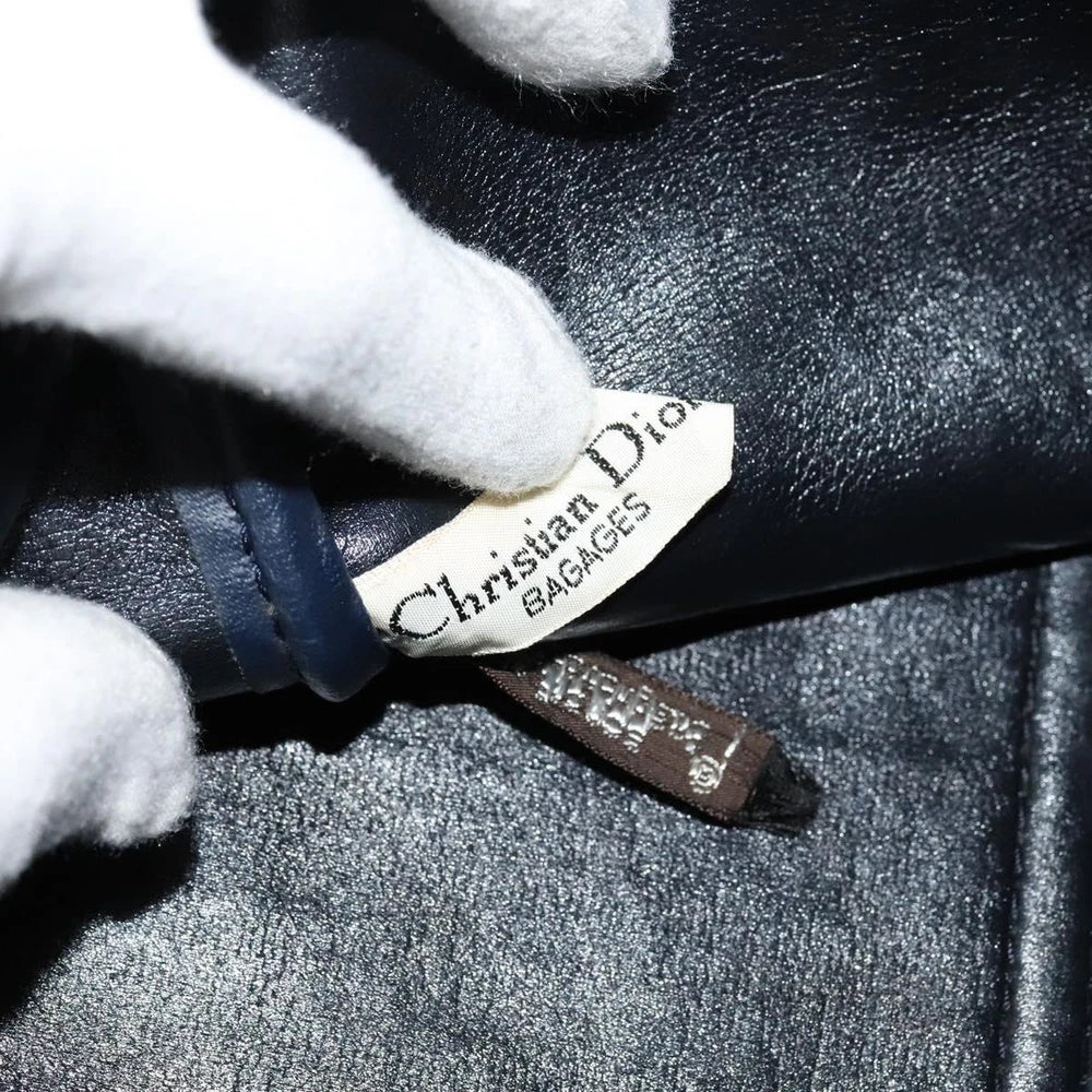 Dior Boston Bag 40 - Navy Trotter Canvas